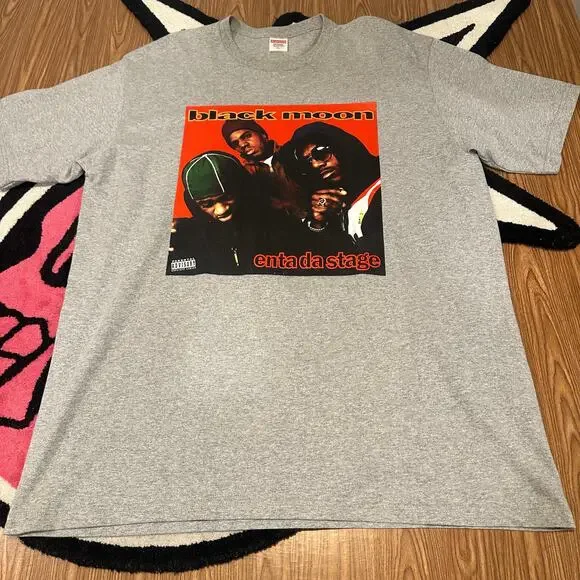 Supreme Enta Da Stage Tee – Heather Grey (FW22)
